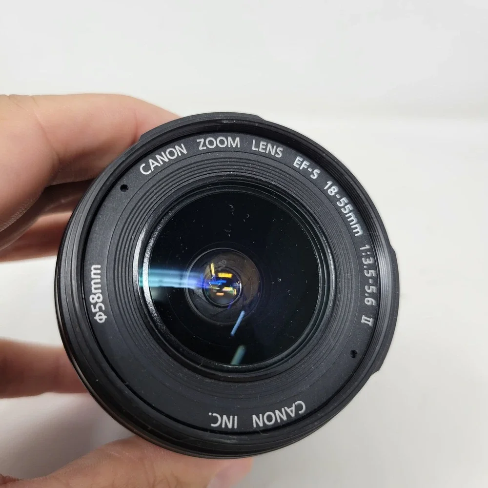 Canon EF-S 18-55mm f/3.5-5.6 II Zoom Lens for DSLR Cameras Black 58mm